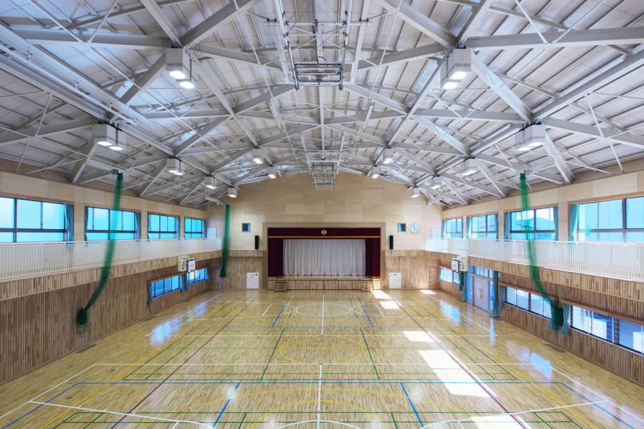 宇都宮市立簗瀬小学校  屋内運動場